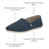 image:imageTOMS Womens Alpargata Classic SlipOn Espadrille Textile UpperMajolica Blue Heritage Canvas