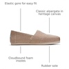 image:imageTOMS Womens Alpargata Classic SlipOn Espadrille Textile UpperNatural Undyed