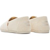 image:imageTOMS Womens Alpargata Classic SlipOn Espadrille Textile UpperNatural Undyed Metallic Linen Stripe