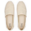 image:imageTOMS Womens Alpargata Classic SlipOn Espadrille Textile UpperNatural Undyed Metallic Linen Stripes