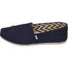 image:imageTOMS Womens Alpargata Classic SlipOn Espadrille Textile UpperNavy Heritage Canvas