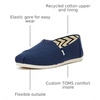 image:imageTOMS Womens Alpargata Classic SlipOn Espadrille Textile UpperNavy Recycled Cotton Canvas