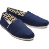 image:imageTOMS Womens Alpargata Classic SlipOn Espadrille Textile UpperNavy Recycled Cotton Canvas