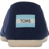 image:imageTOMS Womens Alpargata Classic SlipOn Espadrille Textile UpperNavy Recycled Cotton Canvas