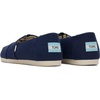 image:imageTOMS Womens Alpargata Classic SlipOn Espadrille Textile UpperNavy Recycled Cotton Canvas