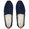 image:imageTOMS Womens Alpargata Classic SlipOn Espadrille Textile UpperNavy Recycled Cotton Canvas