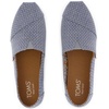 image:imageTOMS Womens Alpargata Classic SlipOn Espadrille Textile UpperNiagara Mist Chambray Dot