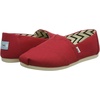image:imageTOMS Womens Alpargata Classic SlipOn Espadrille Textile UpperRed