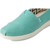 image:imageTOMS Womens Alpargata Plus Slip On Espadrille Textile Upper Relaxed Fit CloudBound Insole Stretchy Easy On and OffAqua Heritage Canvas