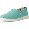 image:imageTOMS Womens Alpargata Plus Slip On Espadrille Textile Upper Relaxed Fit CloudBound Insole Stretchy Easy On and OffAqua Heritage Canvas