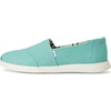 image:imageTOMS Womens Alpargata Plus Slip On Espadrille Textile Upper Relaxed Fit CloudBound Insole Stretchy Easy On and OffAqua Heritage Canvas