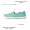 image:imageTOMS Womens Alpargata Plus Slip On Espadrille Textile Upper Relaxed Fit CloudBound Insole Stretchy Easy On and OffAqua Heritage Canvas