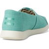 image:imageTOMS Womens Alpargata Plus Slip On Espadrille Textile Upper Relaxed Fit CloudBound Insole Stretchy Easy On and OffAqua Heritage Canvas