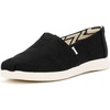 image:imageTOMS Womens Alpargata Plus Slip On Espadrille Textile Upper Relaxed Fit CloudBound Insole Stretchy Easy On and OffBlack Heritage Canvas