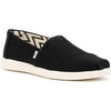 image:imageTOMS Womens Alpargata Plus Slip On Espadrille Textile Upper Relaxed Fit CloudBound Insole Stretchy Easy On and OffBlack Heritage Canvas