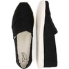 image:imageTOMS Womens Alpargata Plus Slip On Espadrille Textile Upper Relaxed Fit CloudBound Insole Stretchy Easy On and OffBlack Heritage Canvas