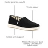 image:imageTOMS Womens Alpargata Plus Slip On Espadrille Textile Upper Relaxed Fit CloudBound Insole Stretchy Easy On and OffBlack Heritage Canvas