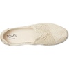 image:imageTOMS Womens Alpargata Plus Slip On Espadrille Textile Upper Relaxed Fit CloudBound Insole Stretchy Easy On and OffNatural Moroccan Crochet