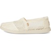 image:imageTOMS Womens Alpargata Plus Slip On Espadrille Textile Upper Relaxed Fit CloudBound Insole Stretchy Easy On and OffNatural Moroccan Crochet