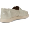 image:imageTOMS Womens Alpargata Plus SlipOn ShoesChampagne Metallic Suede