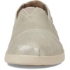 image:imageTOMS Womens Alpargata Plus SlipOn ShoesChampagne Metallic Suede