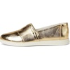 image:imageTOMS Womens Alpargata Plus SlipOn ShoesGold Metallic Nappa Leather