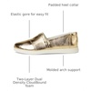 image:imageTOMS Womens Alpargata Plus SlipOn ShoesGold Metallic Nappa Leather