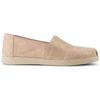 image:imageTOMS Womens Alpargata Plus SlipOn ShoesPale Rose Metallic Suede
