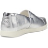 image:imageTOMS Womens Alpargata Plus SlipOn ShoesSilver Metallic Nappa Leather