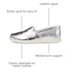 image:imageTOMS Womens Alpargata Plus SlipOn ShoesSilver Metallic Nappa Leather