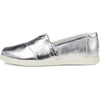 image:imageTOMS Womens Alpargata Plus SlipOn ShoesSilver Metallic Nappa Leather
