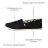 image:imageTOMS Womens Alpargata Wide Width ShoesBlackWhite