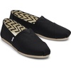 image:imageTOMS Womens Alpargata Wide Width ShoesBlackWhite