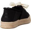 image:imageTOMS Womens Carolina LaceUp EspadrilleBlack Beachside WovenFray