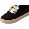 image:imageTOMS Womens Carolina LaceUp EspadrilleBlack Beachside WovenFray