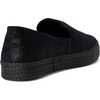 image:imageTOMS Womens Carolina Slipon Espadrille Leather UpperBlack Metallic