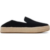image:imageTOMS Womens Carolina Slipon Espadrille Leather UpperBlack Suede
