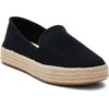 image:imageTOMS Womens Carolina Slipon Espadrille Leather UpperBlackWhite