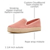 image:imageTOMS Womens Carolina Slipon Espadrille Leather UpperMedium Pink