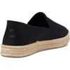 image:imageTOMS Womens Carolina Slipon Espadrille Textile UpperBlack Heavy Twill