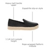 image:imageTOMS Womens Carolina Slipon Espadrille Textile UpperBlack Heavy Twill