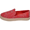 image:imageTOMS Womens Carolina Slipon Espadrille Textile UpperFlame Botanical Eyelet