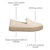 image:imageTOMS Womens Carolina Slipon Espadrille Textile UpperLight Natural Heavy Twill