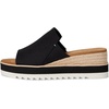 image:imageTOMS Womens Diana Mule SandalsBlack Heavy Canvas