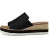 image:imageTOMS Womens Diana Mule SandalsBlack Wide Width Heavy Canvas