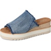 image:imageTOMS Womens Diana Mule SandalsDark Sky Textured DenimFray