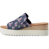 image:imageTOMS Womens Diana Mule SandalsNavy Multi Embroidered Floral
