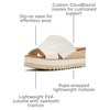 image:imageTOMS Womens Diana Mule SandalsWhite CanvasWoven Detail
