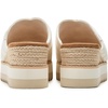 image:imageTOMS Womens Diana Mule SandalsWhite CanvasWoven Detail