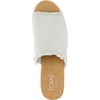 image:imageTOMS Womens Diana Mule SandalsWhite Onyx Textured DenimFray